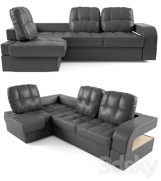 sofa 3DS Max Model - thumbnail 3