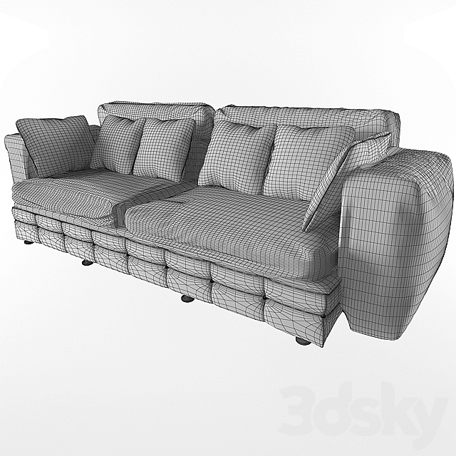 sofa 3DS Max Model - thumbnail 3