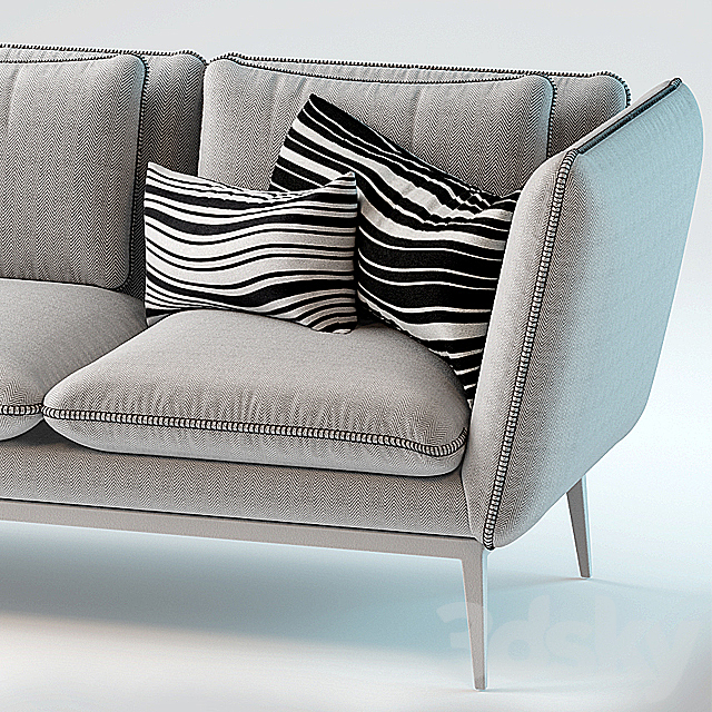 Sofa 3DS Max Model - thumbnail 2