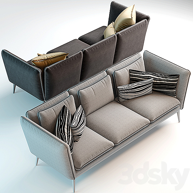 Sofa 3DS Max Model - thumbnail 3