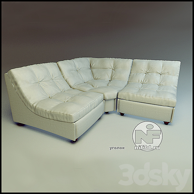 sofa 3DSMax File - thumbnail 1