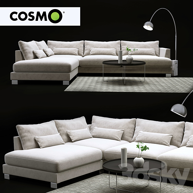 Sofa 3DSMax File - thumbnail 1