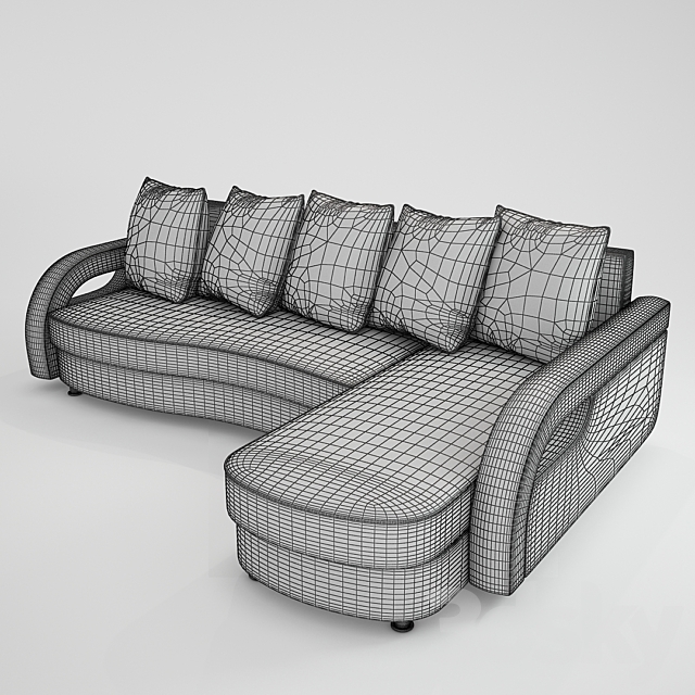 Sofa 5 Verdi-2 3DSMax File - thumbnail 3