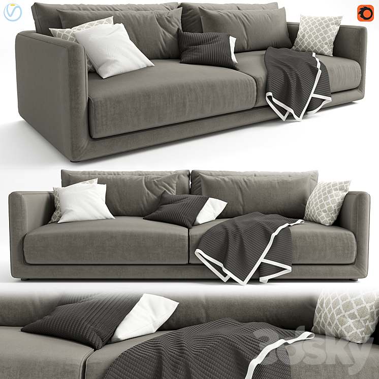 Sofa 8 3DS Max - thumbnail 1