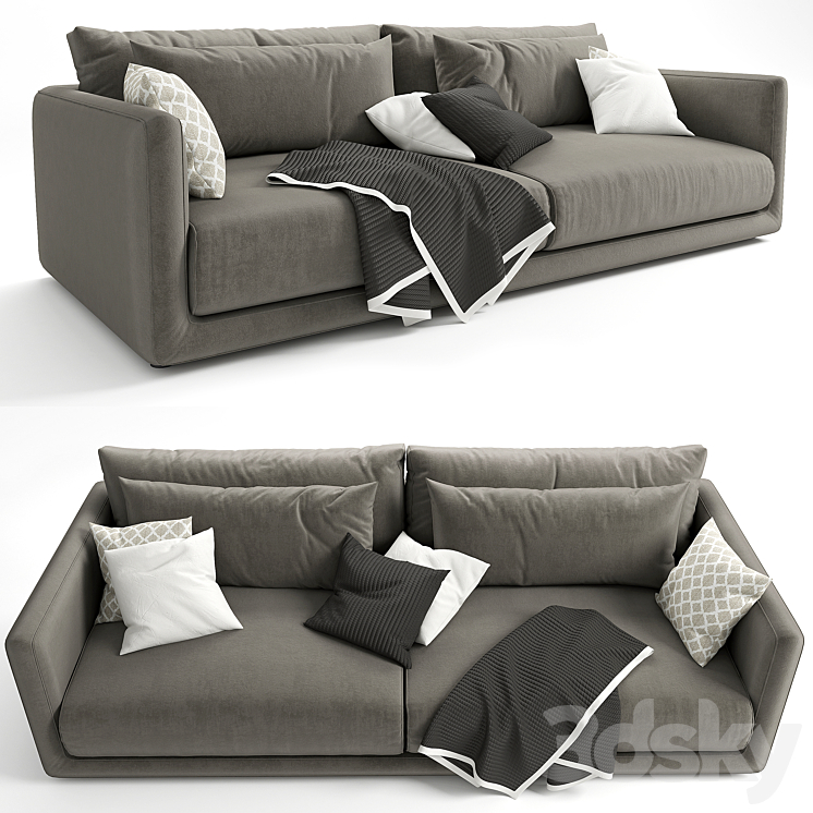 Sofa 8 3DS Max - thumbnail 2