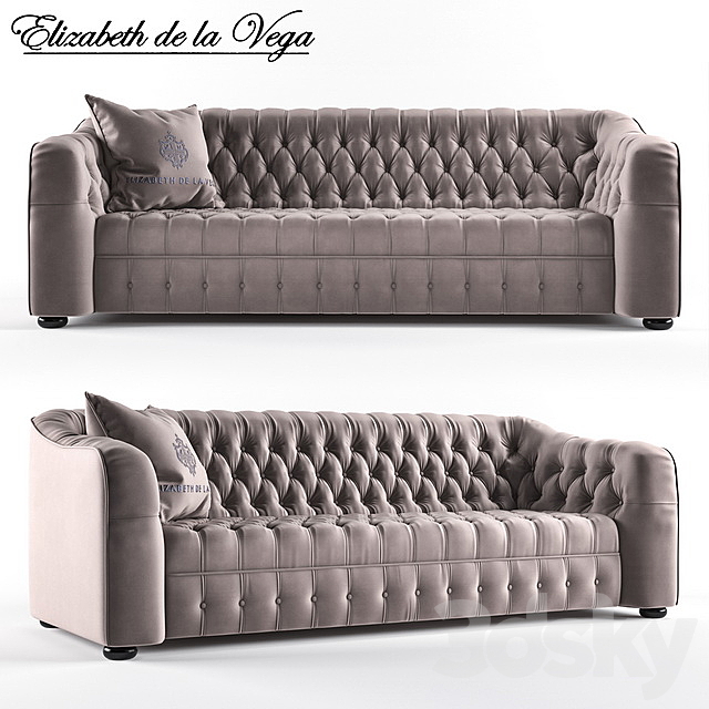 Sofa A48 3DSMax File - thumbnail 1