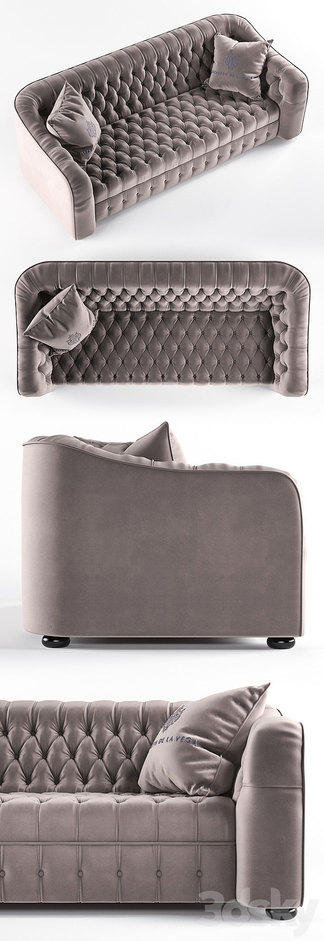 Sofa A48 3DSMax File - thumbnail 2