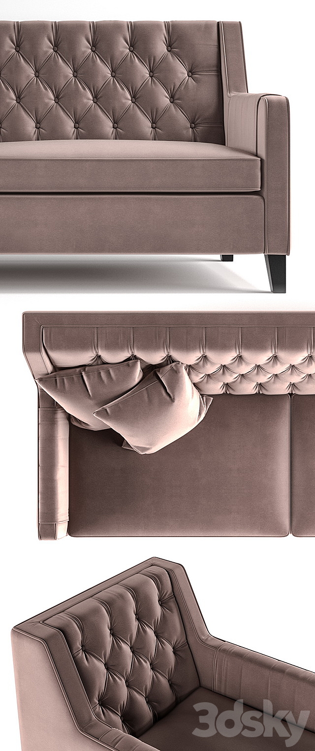 Sofa A49. armchair C49 3DSMax File - thumbnail 2