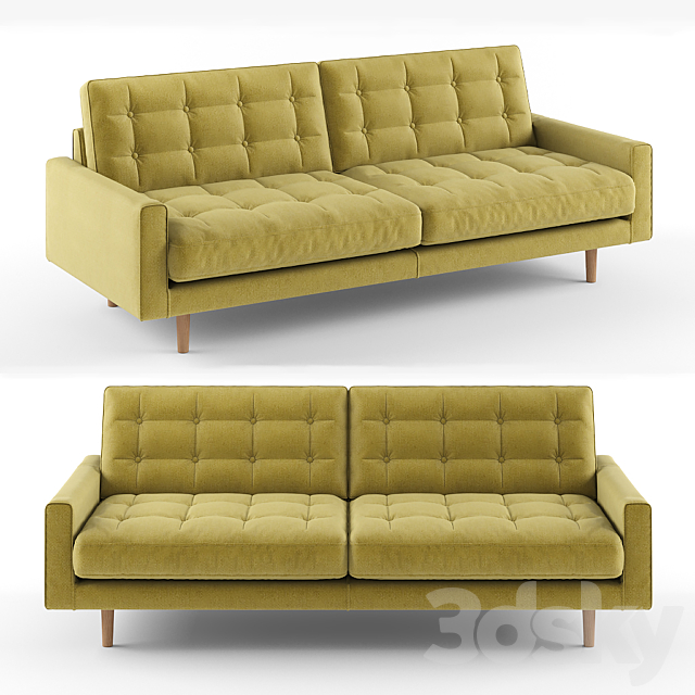 Sofa and armchair Fenner from Habitat 3DSMax File - thumbnail 2