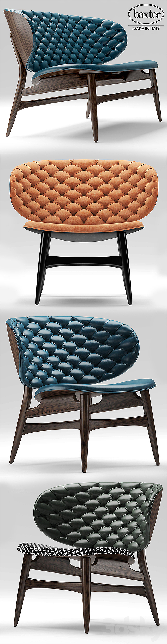 Sofa and chair baxter DALMA 3DSMax File - thumbnail 2