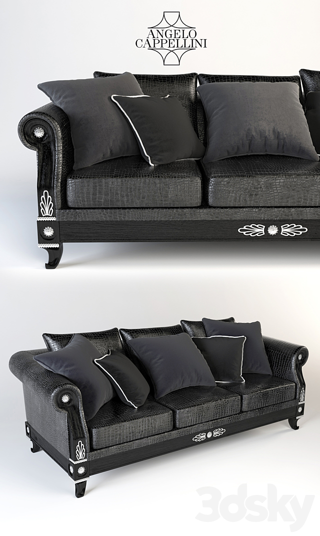 Sofa Angelo Cappellini Carrol 3DSMax File - thumbnail 2