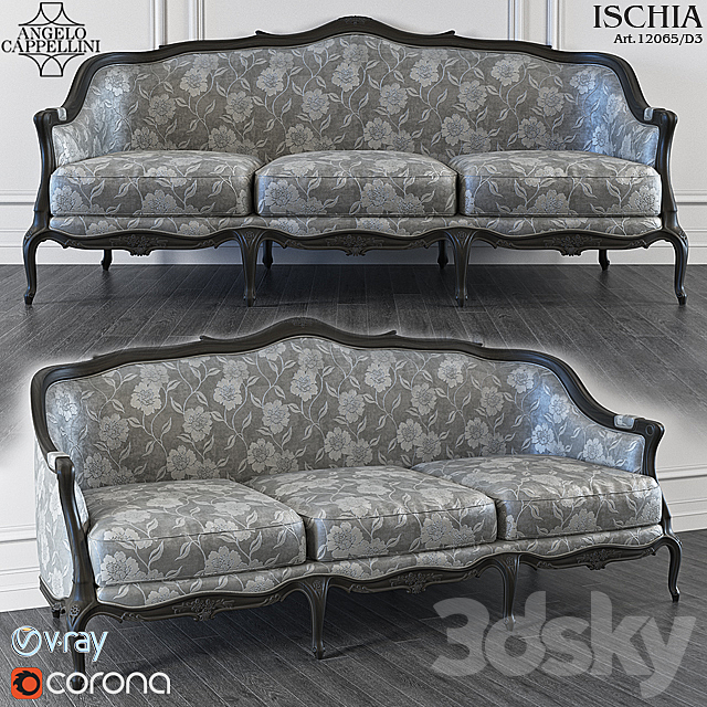 Sofa Angelo Cappellini ISCHIA 3DSMax File - thumbnail 1