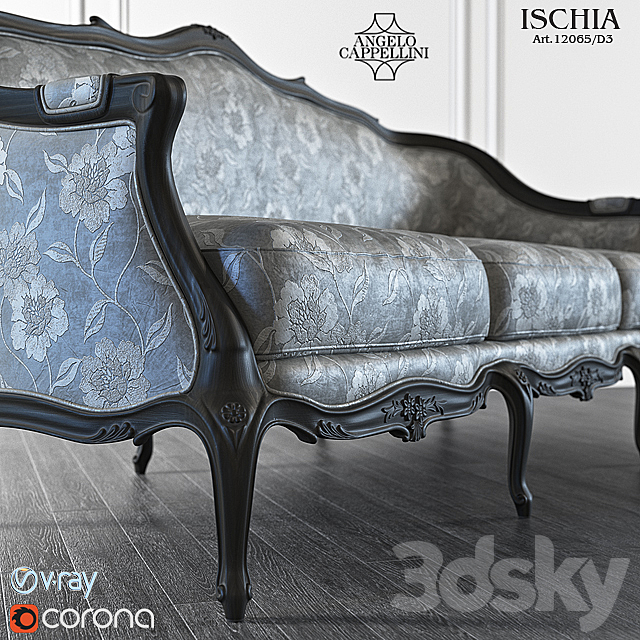 Sofa Angelo Cappellini ISCHIA 3DSMax File - thumbnail 2