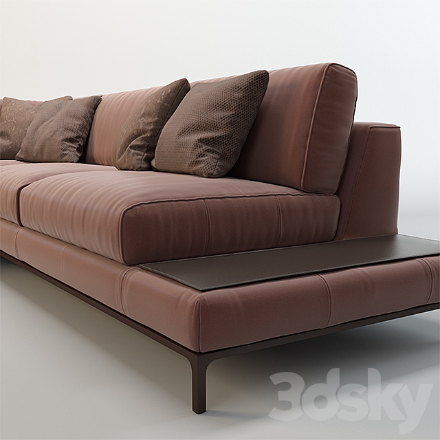 Sofa Artis Leather _ Ditre Italia 3DS Max Model - thumbnail 2