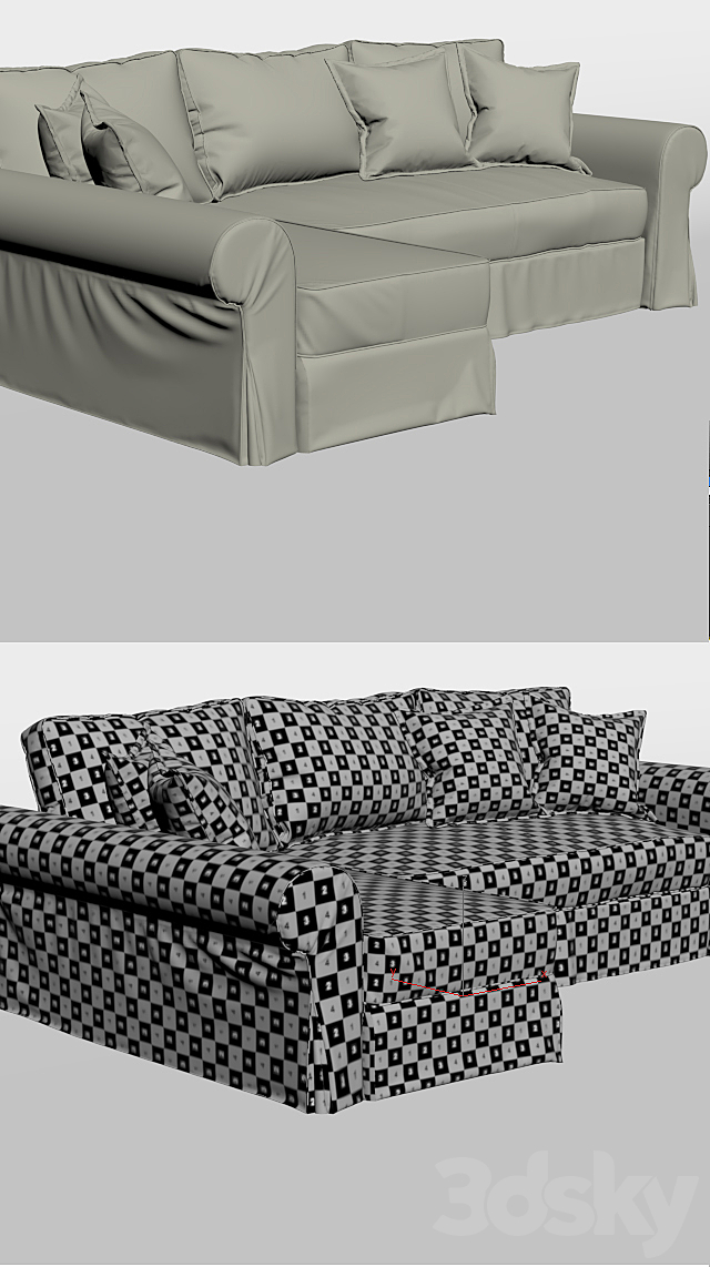 Sofa BAKKABRU 3DSMax File - thumbnail 3