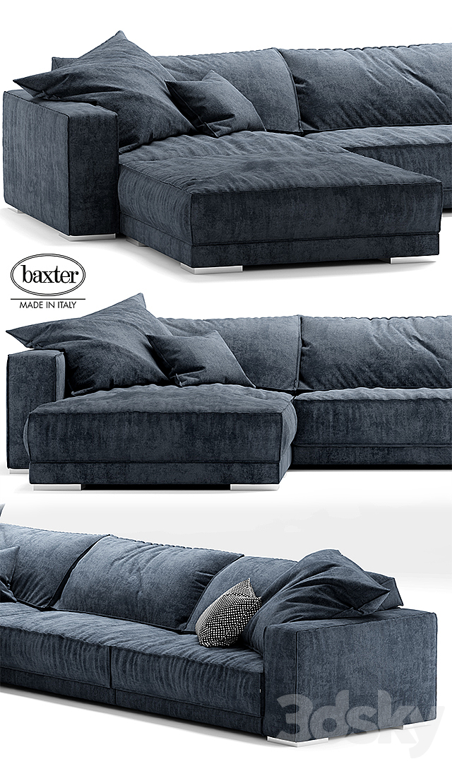 Sofa baxter BUDAPEST SOFT 3DSMax File - thumbnail 2