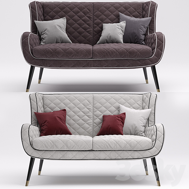 Sofa baxter dolly 3ds Max - thumbnail 1