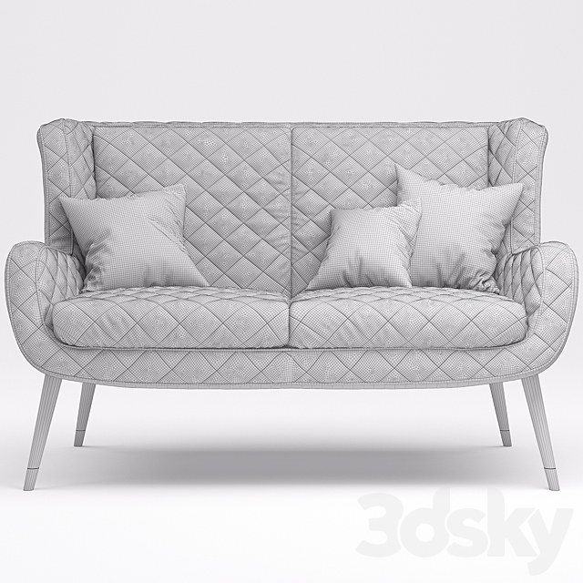 Sofa baxter dolly 3ds Max - thumbnail 3