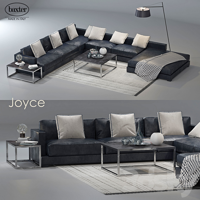 Sofa Baxter Joyce 3 3DSMax File - thumbnail 1