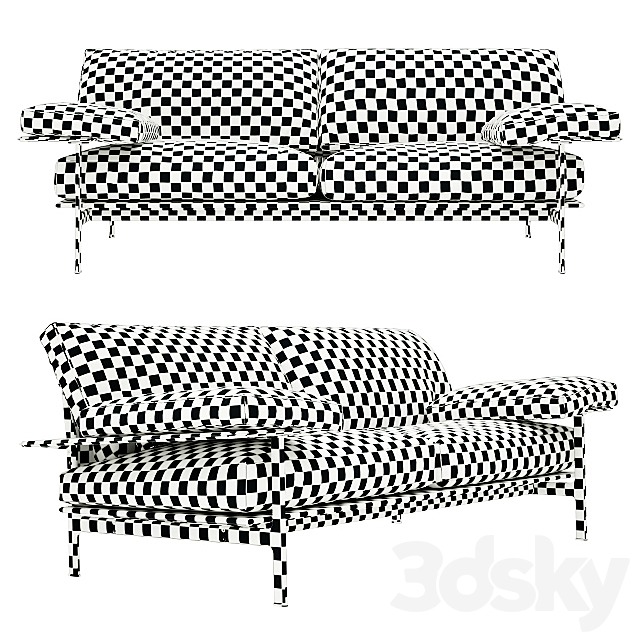 SOFA B&B ITALIA DIESIS 3DSMax File - thumbnail 2