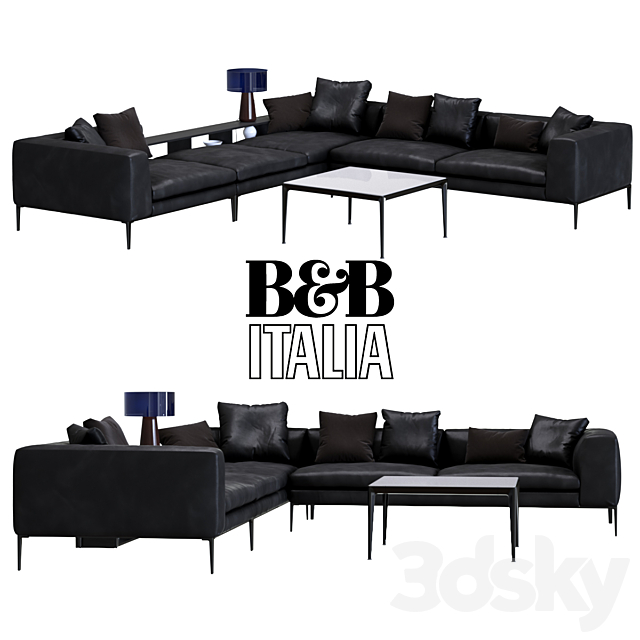 Sofa B&B Italia Michel 3DSMax File - thumbnail 1