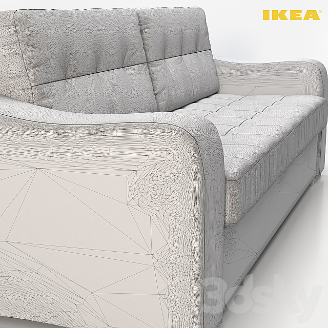 Sofa – bed 3-seat IKEA LIARUM 3DS Max Model - thumbnail 3