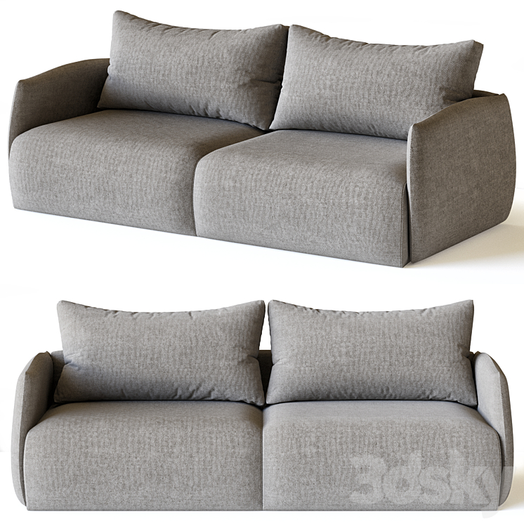 Sofa bed Asbro DUBRAVA 3DS Max Model - thumbnail 1