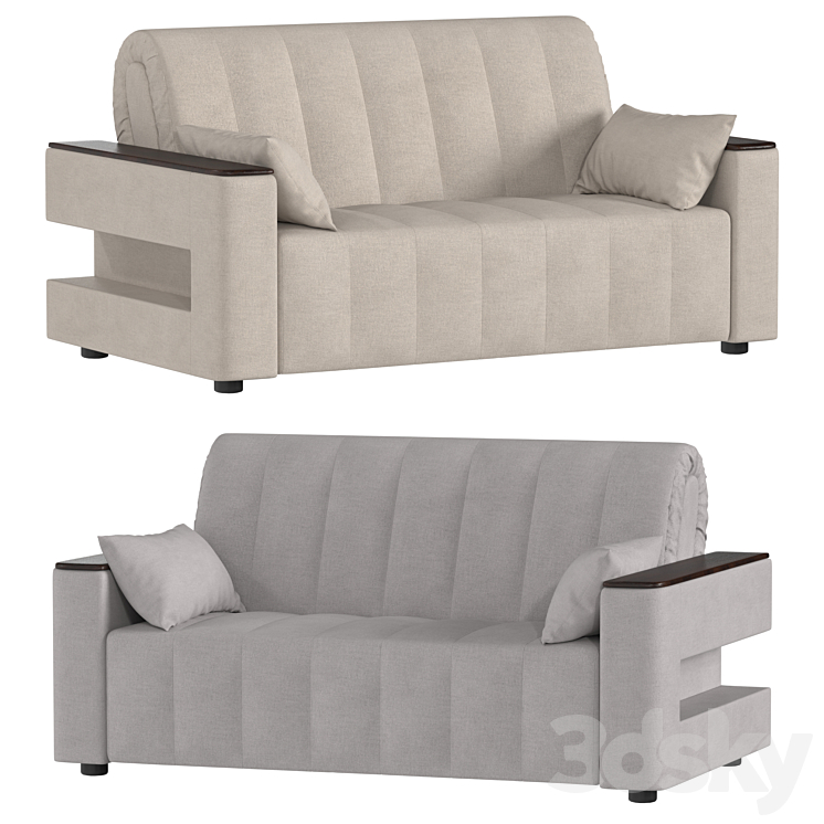 Sofa bed DREAMART Kansas 3DS Max Model - thumbnail 2