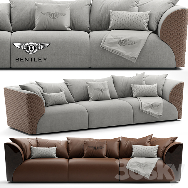 Sofa Bentley Home Winston Sofa 3DSMax File - thumbnail 1