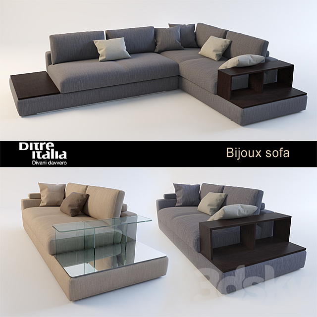 Sofa Bijoux _ Ditre Italia 3DS Max Model - thumbnail 1