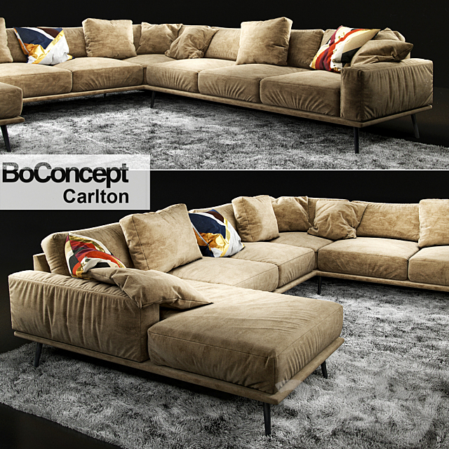 Sofa BoConcept Carlton 3DSMax File - thumbnail 1