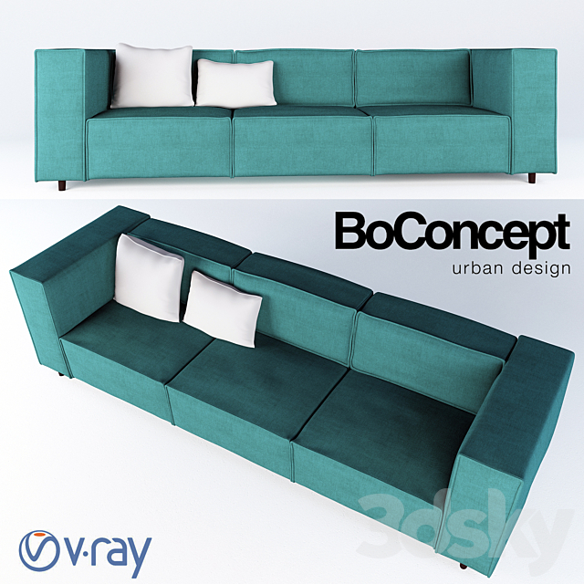 Sofa BoConcept Carmo 3DSMax File - thumbnail 1