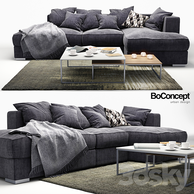 Sofa BoConcept Cenova_ugl 2 3DSMax File - thumbnail 1