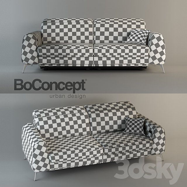 Sofa BoConcept Madison 3DS Max Model - thumbnail 2