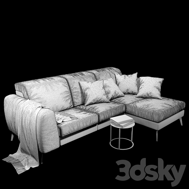 Sofa BoConcept Madison 3DSMax File - thumbnail 3