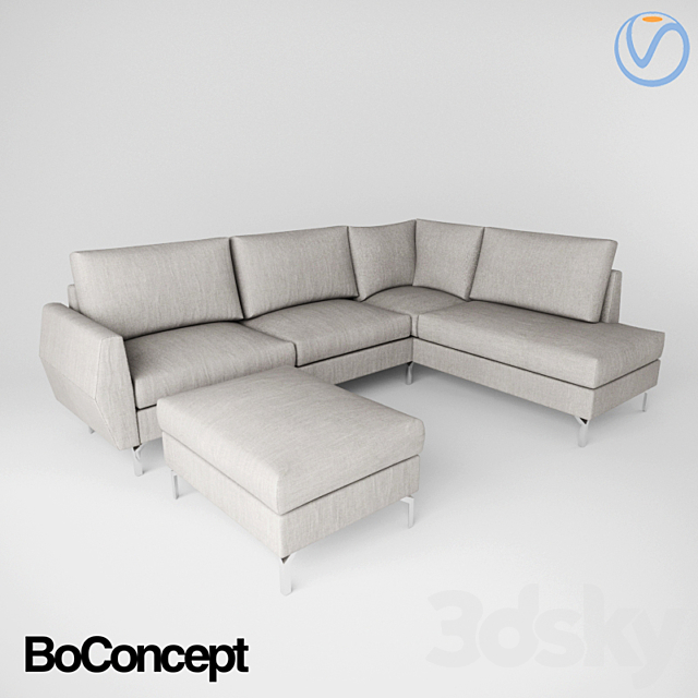 Sofa BoConcept Monaco 3ds Max - thumbnail 1