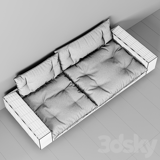 Sofa Bonaldo Avarit 3DS Max Model - thumbnail 2