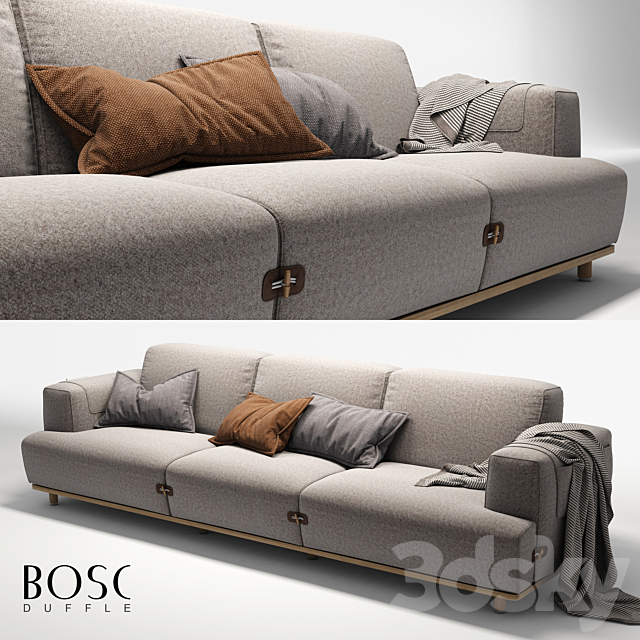 Sofa Bosc 3x 3DSMax File - thumbnail 1