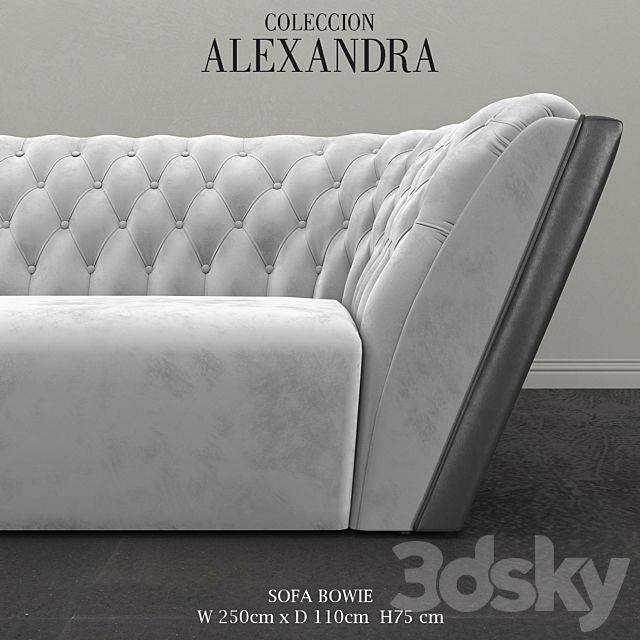 SOFA BOWIE by COLECCION ALEXANDRA 3DSMax File - thumbnail 2