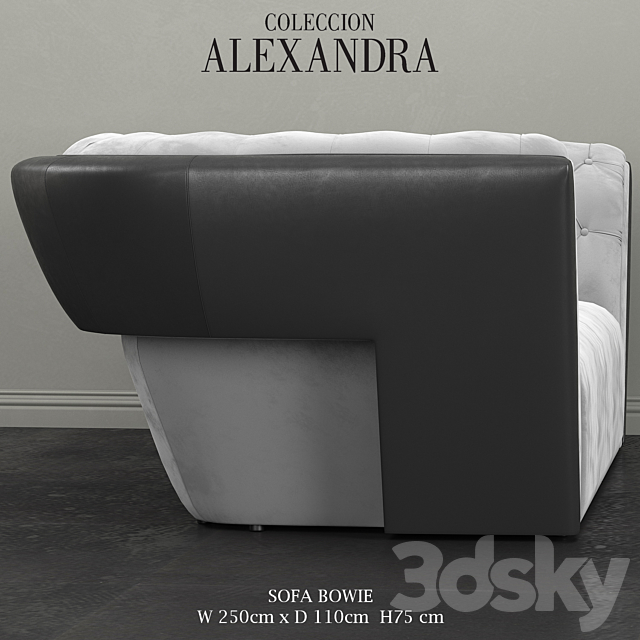 SOFA BOWIE by COLECCION ALEXANDRA 3DSMax File - thumbnail 3