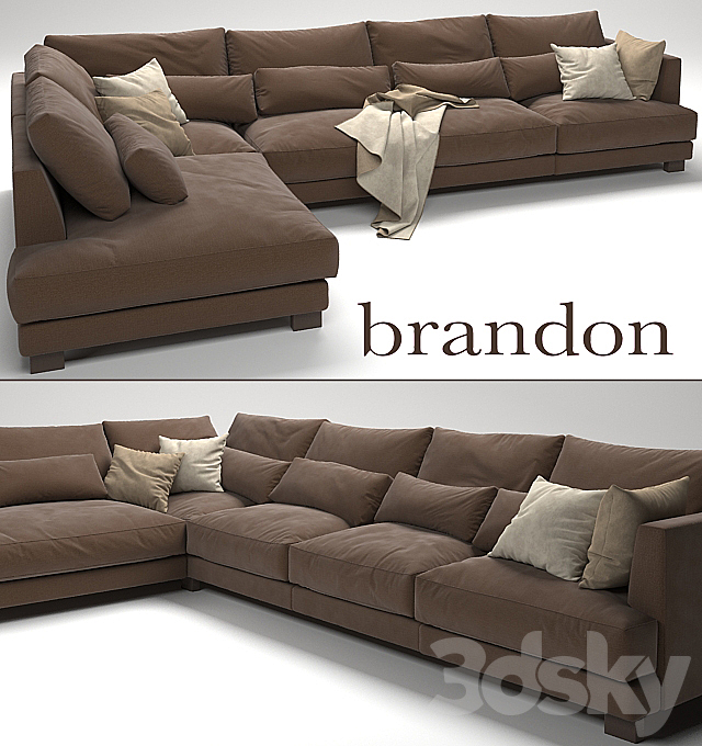 Sofa BRANDON 3DSMax File - thumbnail 1