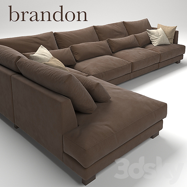 Sofa BRANDON 3DSMax File - thumbnail 2