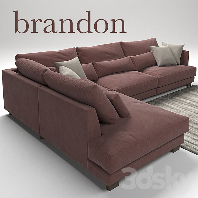 Sofa Brandon 3DSMax File - thumbnail 2