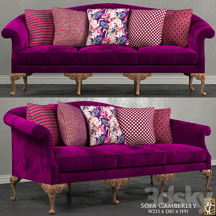 Sofa Camberley 3DS Max - thumbnail 1