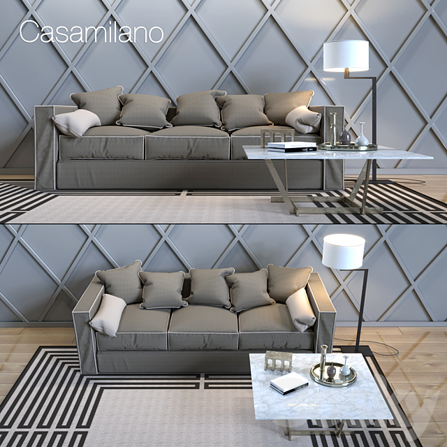 Sofa CASAMILANO Pillopipe 3DSMax File - thumbnail 1