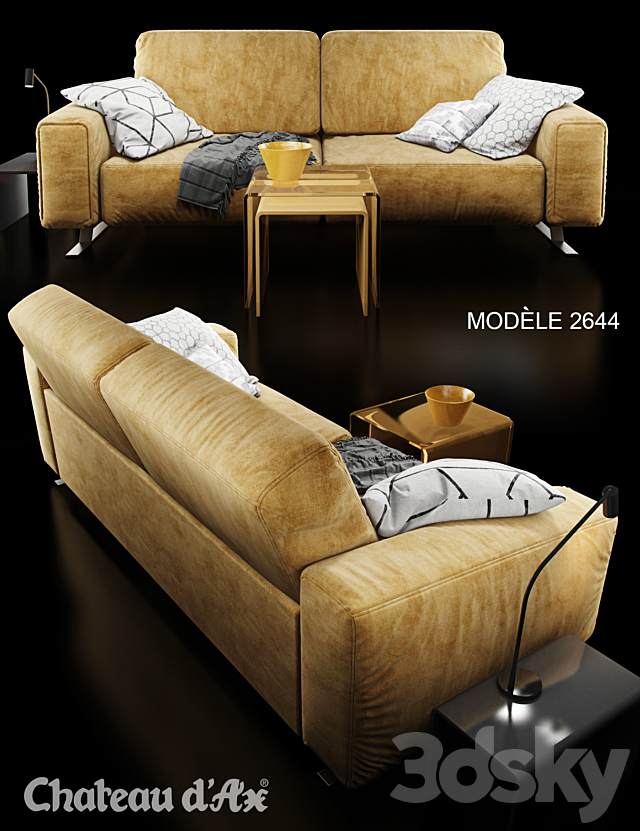 Sofa Chateau Dax 2644 3DSMax File - thumbnail 2