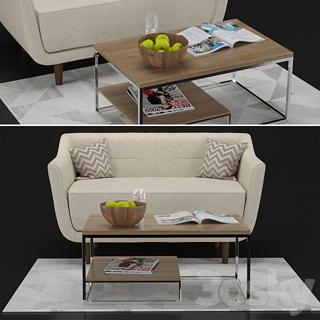 Sofa “Condor” 3DSMax File - thumbnail 1