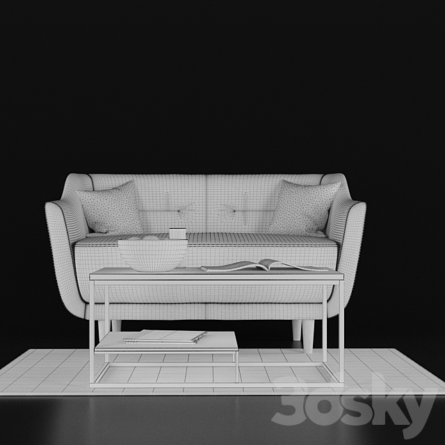 Sofa “Condor” 3DSMax File - thumbnail 3