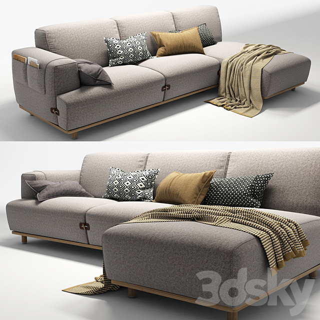 Sofa corner Bosc 3DSMax File - thumbnail 2