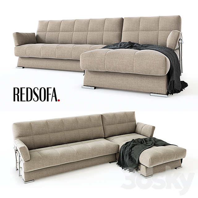 sofa corner Dudinka 3DSMax File - thumbnail 1